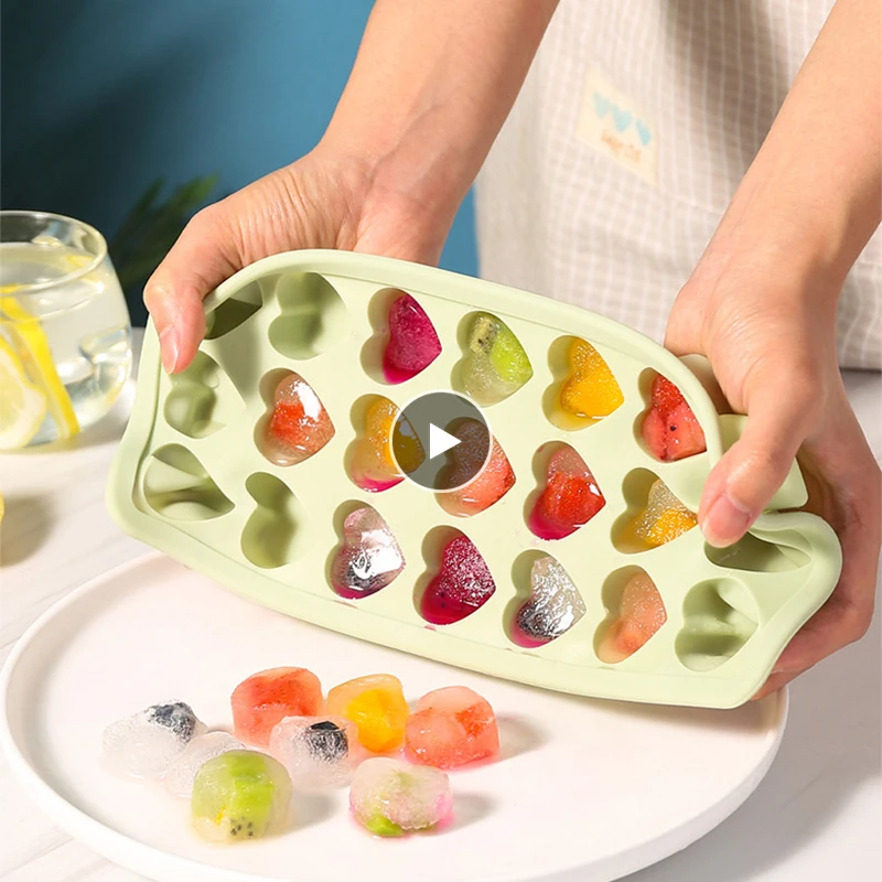 21 Grids Heart Shape Silicone Mold Ice Cube Tray With Lid Chocolate Candy Mold Stackable Durable Kitchen Gadget Sets Ice Cream
21 Grids Heart Shape Silicone Mold Ice Cube Tray With Lid Chocolate Candy Mold Stackable Durable Kitchen Gadget Sets Ice Cream