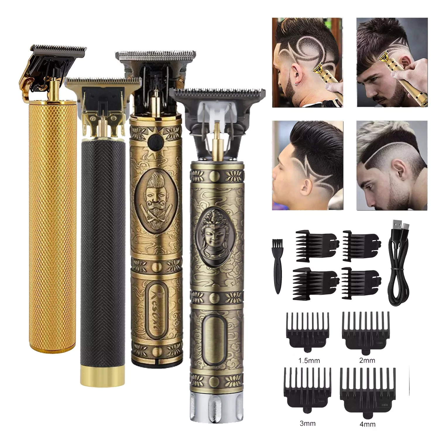 NEW2023 0mm Hair Clipper T Beard Trimmer Rechargeable Haircut Men Shaver Beard Barber Baldhead Professional Hair Cutting Machin
NEW2023 0mm Hair Clipper T Beard Trimmer Rechargeable Haircut Men Shaver Beard Barber Baldhead Professional Hair Cutting Machin
