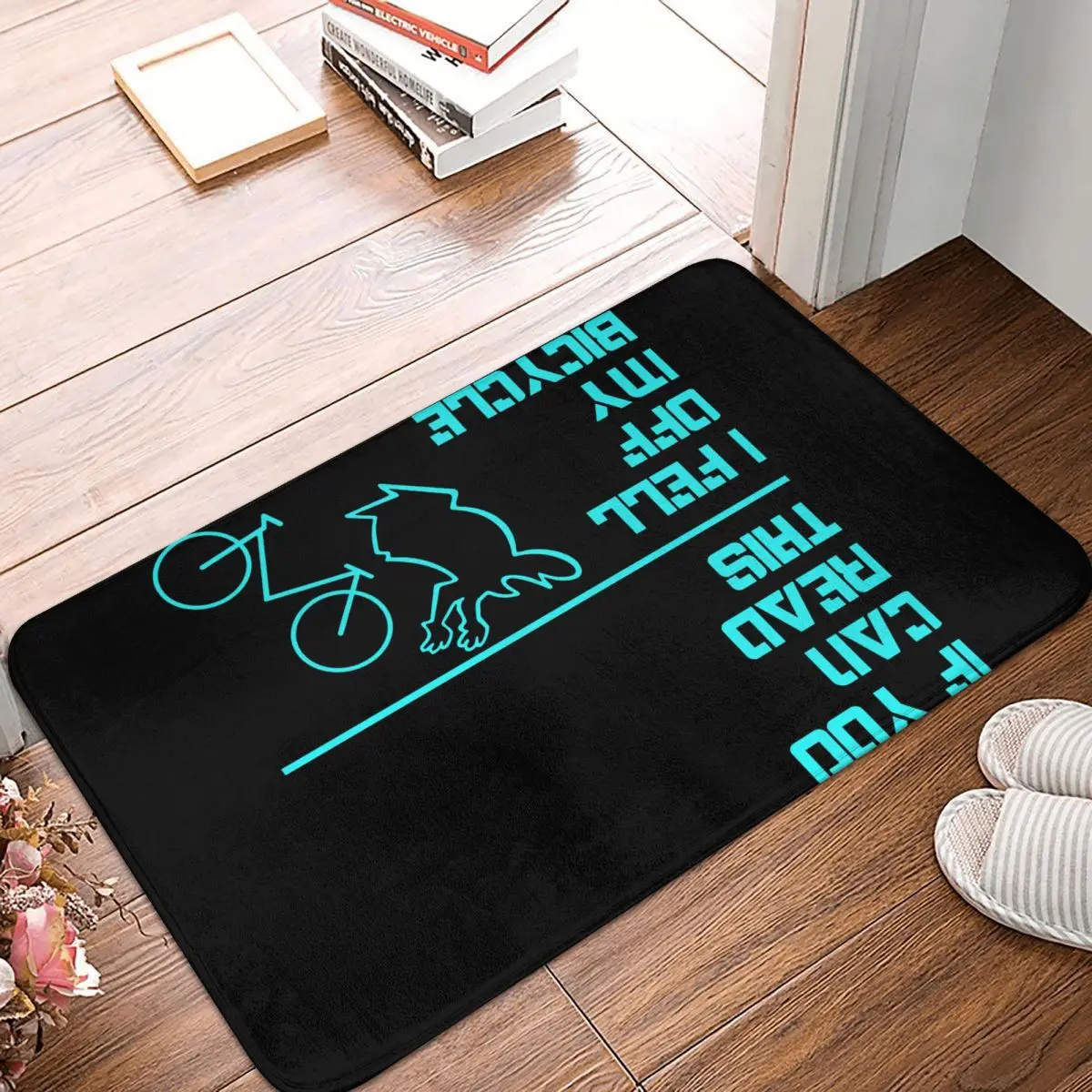 

La Linea The Line TV Series Kitchen Non-Slip Carpet I Fell Of My Bicycle Flannel Mat Welcome Doormat Floor Decor Rug