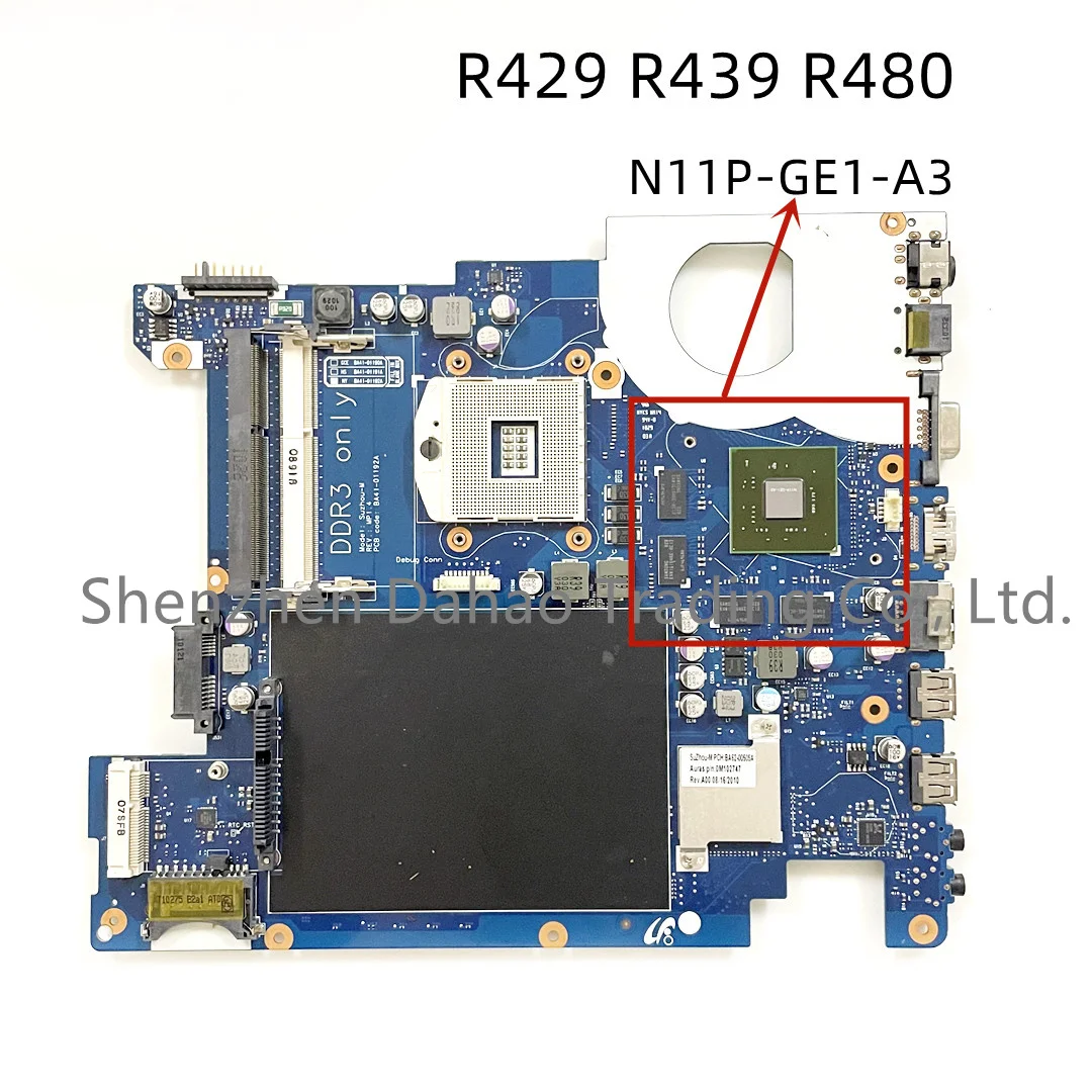 Материнская плата для ноутбука Samsung R429 R439 R480, Фотоэлементы GT330M HM55 DDR3
Материнская плата для ноутбука Samsung R429 R439 R480, Фотоэлементы GT330M HM55 DDR3