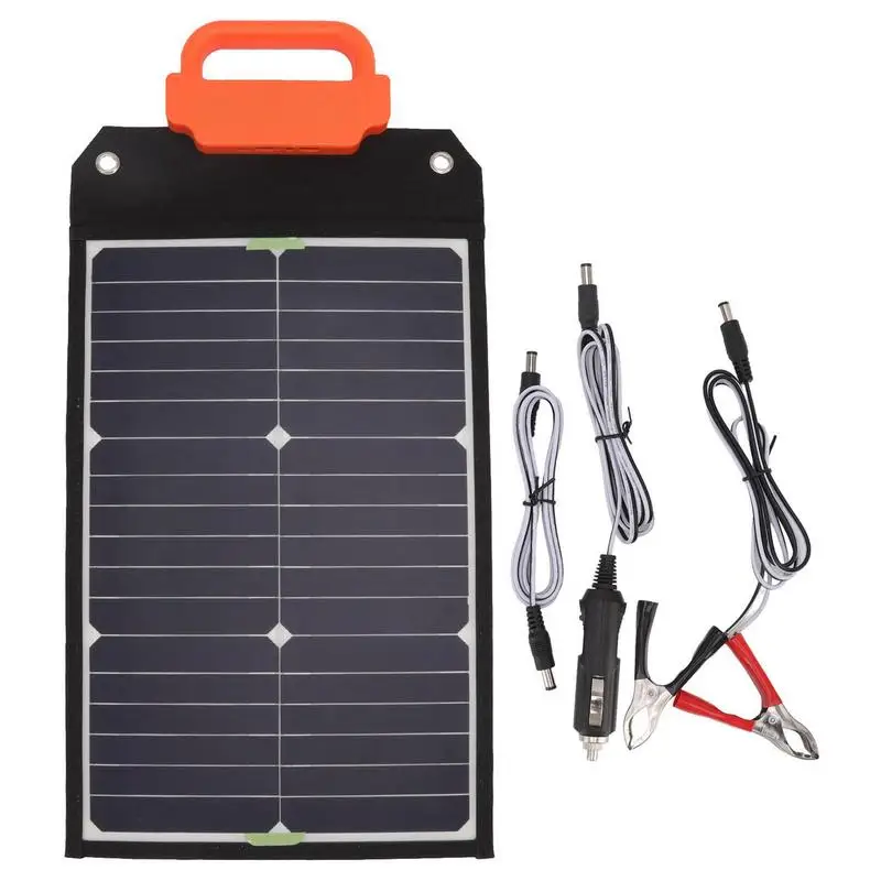 Solar Charger Panel 50w Waterproof Solar Solar Panel Trickle Charging Kit For Camping RV Backpacking Picnic Travel Hiking Road
Solar Charger Panel 50w Waterproof Solar Solar Panel Trickle Charging Kit For Camping RV Backpacking Picnic Travel Hiking Road