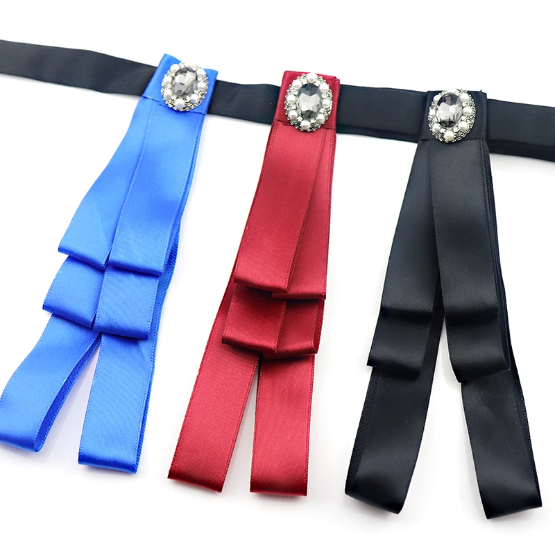Handmade Fashion Ladies Butterfly Knot Ribbon Diamond Bowtie College Black Rhinestone Women Shirt Bow Tie Gift Men Accessories
Handmade Fashion Ladies Butterfly Knot Ribbon Diamond Bowtie College Black Rhinestone Women Shirt Bow Tie Gift Men Accessories
