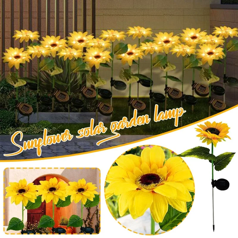 2021 Garden Decoration Outdoor Solar Sunflower 8 Led Ground Light Landscape Light Lawn Light Jardin Decoration Exterieure
2021 Garden Decoration Outdoor Solar Sunflower 8 Led Ground Light Landscape Light Lawn Light Jardin Decoration Exterieure