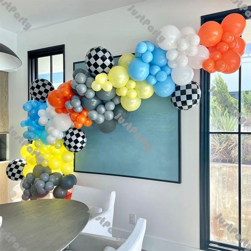 113/220pcs Pastel Blue Birthday Party Balloon Garland Racing Party Supplies Orange Gray Yellow White Balloon Arch Birthday Decor
113/220pcs Pastel Blue Birthday Party Balloon Garland Racing Party Supplies Orange Gray Yellow White Balloon Arch Birthday Decor