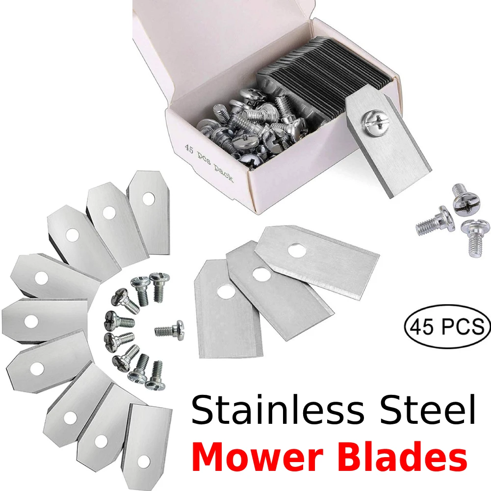 Лезвие для триммера, сменный триммер для газонокосилки, для роботов-газонокосилок Husqvarna/куропатки, 45 шт. 
Лезвие для триммера, сменный триммер для газонокосилки, для роботов-газонокосилок Husqvarna/куропатки, 45 шт.