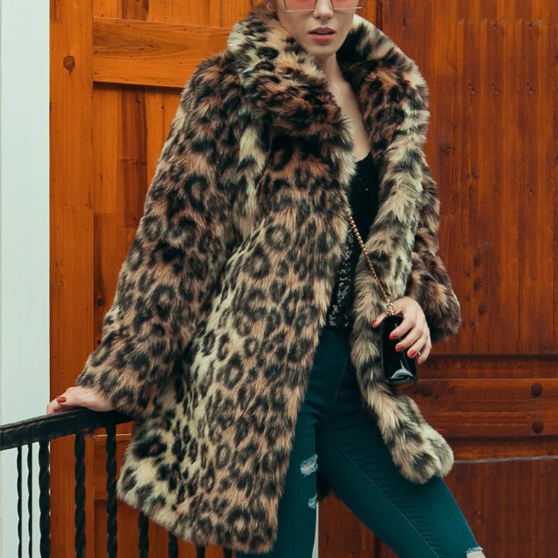 Coat for Women 2023 Winter Leopard Print Loose Fitting Long Plush Coats Jackets for Women
Coat for Women 2023 Winter Leopard Print Loose Fitting Long Plush Coats Jackets for Women