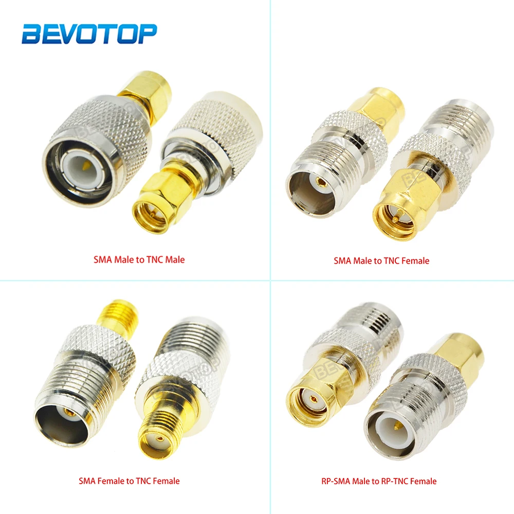 2Pcs/Lot SMA to TNC RF Adapter Male Plug to Female Jack for Radio Antenna RF Coaxial Connector Adapter High Quanlity 50 Ohm
2Pcs/Lot SMA to TNC RF Adapter Male Plug to Female Jack for Radio Antenna RF Coaxial Connector Adapter High Quanlity 50 Ohm