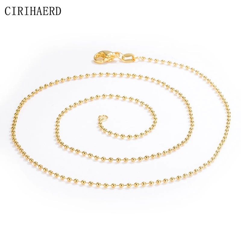 Fashion Plated S925 Silver/White Gold/Gold/Rose Gold For Women Beads Necklace Chains DIY Women's Chain For Jewelry Making Gift
Fashion Plated S925 Silver/White Gold/Gold/Rose Gold For Women Beads Necklace Chains DIY Women's Chain For Jewelry Making Gift
