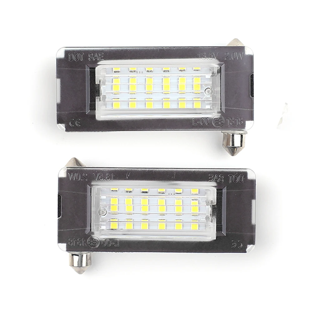 2PCS White 18SMD Car LED License Plate Light Lamp Beads for Mini Cooper R56 R57 R58 R59 Car Light Source Error Free
2PCS White 18SMD Car LED License Plate Light Lamp Beads for Mini Cooper R56 R57 R58 R59 Car Light Source Error Free