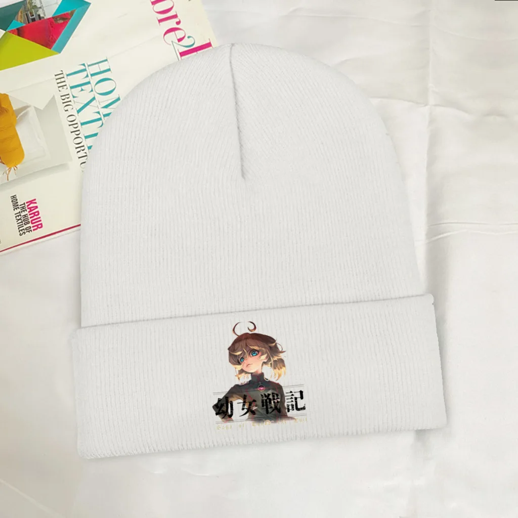 Youjo Senki Viktoriya Ivanovna Serebryakov Anime Skullies Beanies Caps Girl Knitted Winter Warm Bonnet Hats Unisex Ski Cap
Youjo Senki Viktoriya Ivanovna Serebryakov Anime Skullies Beanies Caps Girl Knitted Winter Warm Bonnet Hats Unisex Ski Cap