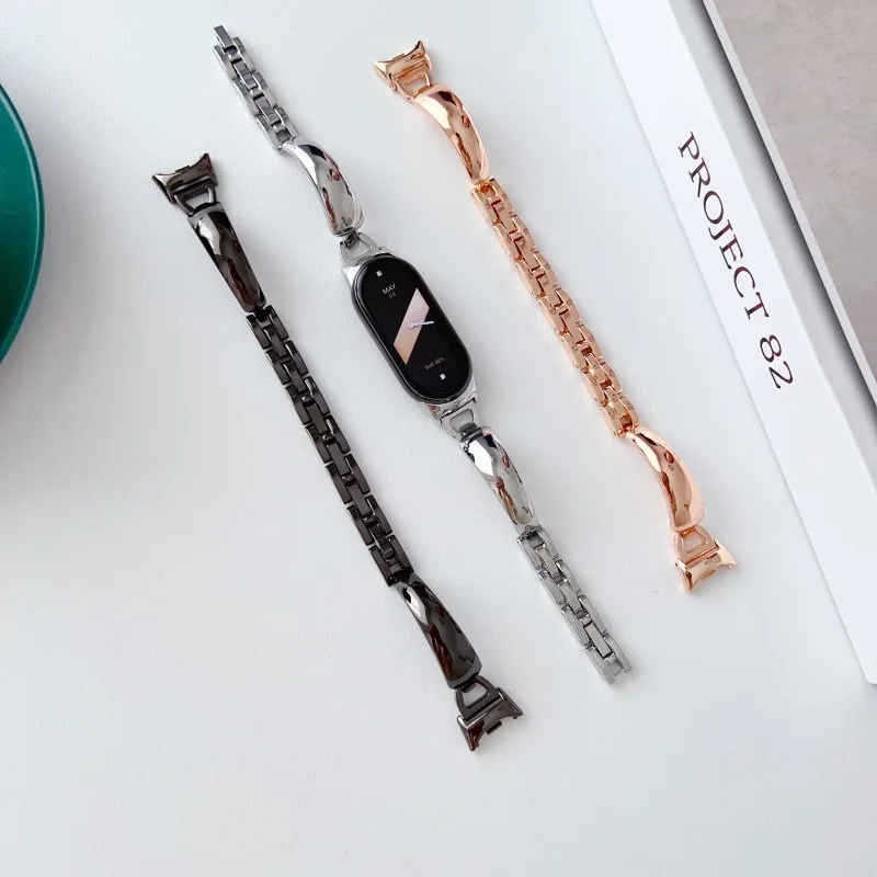 Metal Strap for Xiaomi 8 Bracelet Watch Accessories Stainless Steel Bracelet Smart Bracelet Mi Band 8 Replacement Watch Band
Metal Strap for Xiaomi 8 Bracelet Watch Accessories Stainless Steel Bracelet Smart Bracelet Mi Band 8 Replacement Watch Band