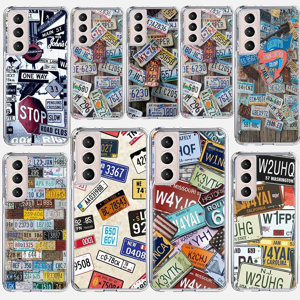Vintage Number Plates Phone Case Coque For Samsung Galaxy S21 Ultra 5G S20 FE S20 Plus S10E S10 Lite S8 S9 Plus S7 Cover Funda
Vintage Number Plates Phone Case Coque For Samsung Galaxy S21 Ultra 5G S20 FE S20 Plus S10E S10 Lite S8 S9 Plus S7 Cover Funda