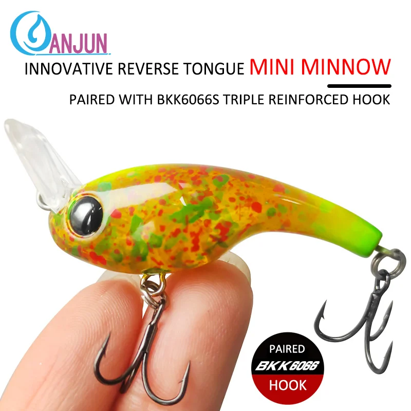 New Sinking Minnow 30mm 2.3g/45mm 7.5g Micro Fishing Lure Mini Wobblers For Freshwater Stream Trout Perch Bass Pike Baits
New Sinking Minnow 30mm 2.3g/45mm 7.5g Micro Fishing Lure Mini Wobblers For Freshwater Stream Trout Perch Bass Pike Baits