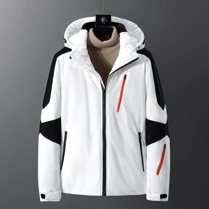 Winter Men Down Jacket Hooded Warm Hat Detachable Thick Women Coat Slim Zipper Outerwear Outdoor Jacket Casual
Winter Men Down Jacket Hooded Warm Hat Detachable Thick Women Coat Slim Zipper Outerwear Outdoor Jacket Casual