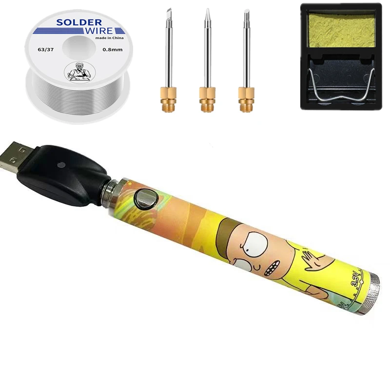 15W USB Soldering Iron Set Adjustable Temperature Ceramic Core Heating Portable Home Welding Solder Repair Tools
15W USB Soldering Iron Set Adjustable Temperature Ceramic Core Heating Portable Home Welding Solder Repair Tools