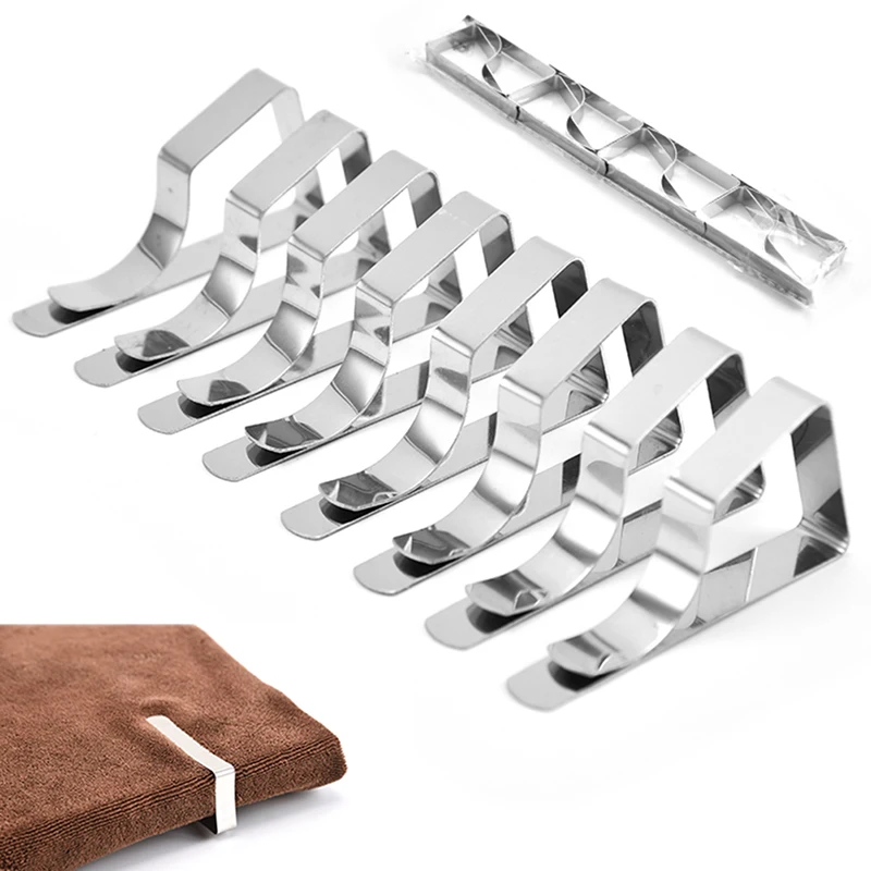 4PCS/8PCS Stainless Steel Table Cloth Tablecloth Clip Clamps Holder For Party Wedding Table Cover Holder Clip
4PCS/8PCS Stainless Steel Table Cloth Tablecloth Clip Clamps Holder For Party Wedding Table Cover Holder Clip