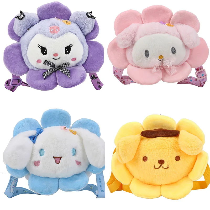 Anime Sanrios Kuromi My Melody Purin Dog Cinnamoroll Creative Sunflower Plushie Messenger Bag Cartoon Kawaii Shoulder Bags Gift
Anime Sanrios Kuromi My Melody Purin Dog Cinnamoroll Creative Sunflower Plushie Messenger Bag Cartoon Kawaii Shoulder Bags Gift