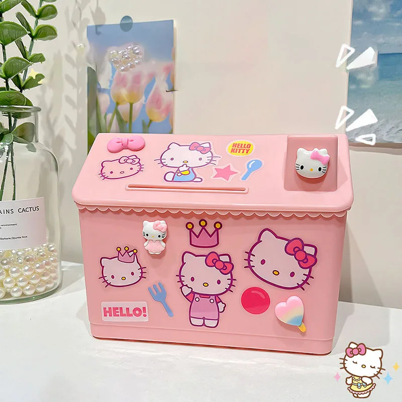 Копилка Sanrios Kawaii, мультяшная милая девочка, сердце, Kuromi My Melody Cinnamoroll, высокая емкость, креативная копилка, подарок на день рождения
Копилка Sanrios Kawaii, мультяшная милая девочка, сердце, Kuromi My Melody Cinnamoroll, высокая емкость, креативная копилка, подарок на день рождения