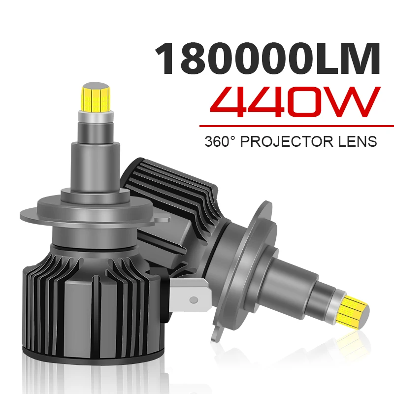 H7 Canbus LED Headlights Bulbs 440W 180000LM 360 Degree LED H11 H8 H9 9005 HB3 9006 HB4 6000K Auto Lamp Turbo Light Mini Cars
H7 Canbus LED Headlights Bulbs 440W 180000LM 360 Degree LED H11 H8 H9 9005 HB3 9006 HB4 6000K Auto Lamp Turbo Light Mini Cars