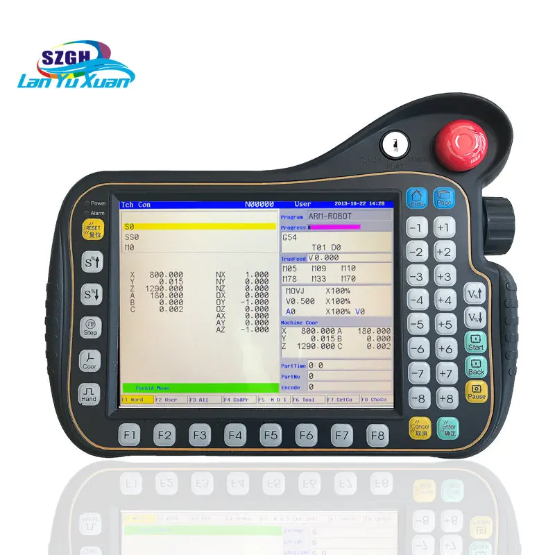 Industrial 6 axis cnc Robot Controller for Welding/Palletizing/Polishing/Engraving Robot PLC Teach in or Engraving
Industrial 6 axis cnc Robot Controller for Welding/Palletizing/Polishing/Engraving Robot PLC Teach in or Engraving