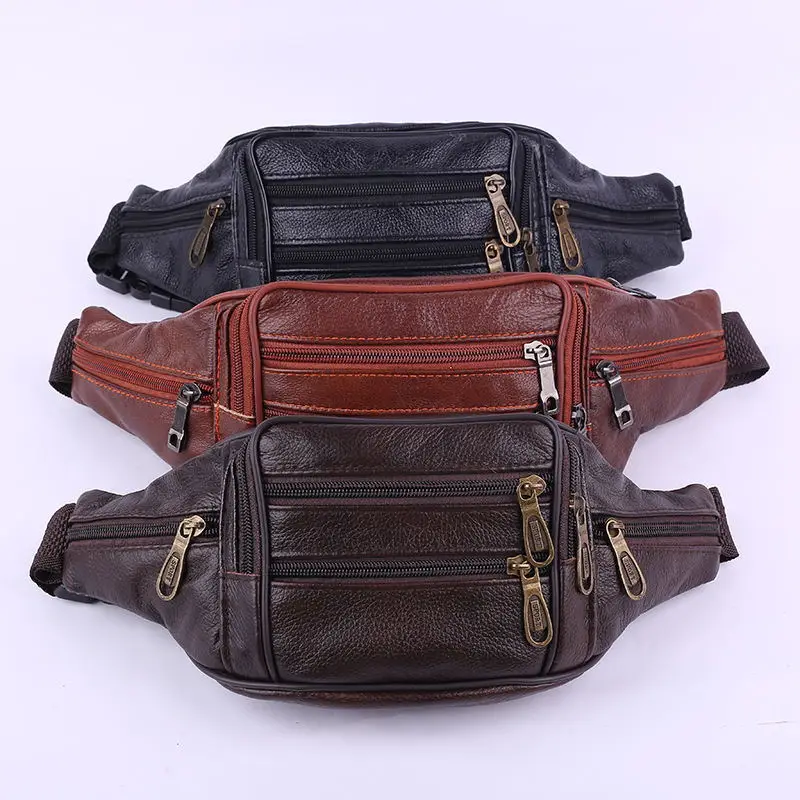 Leather Men Waist Chest Bag Outdoor Sports Tactical Pauch Male Small Running Pack Crossbody Chest Money Belt Bags
Leather Men Waist Chest Bag Outdoor Sports Tactical Pauch Male Small Running Pack Crossbody Chest Money Belt Bags