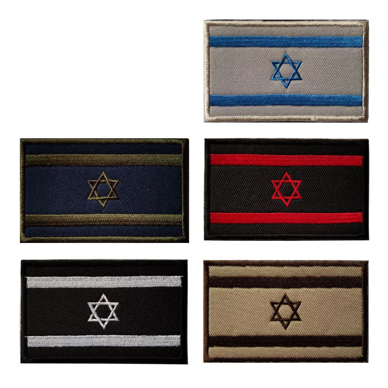 Emblem Israel Flag Embroidered Patches for Clothing Stickers DIY Outdoor Hook&Loop Tactical Patches Badges on Backpack Appliques
Emblem Israel Flag Embroidered Patches for Clothing Stickers DIY Outdoor Hook&Loop Tactical Patches Badges on Backpack Appliques