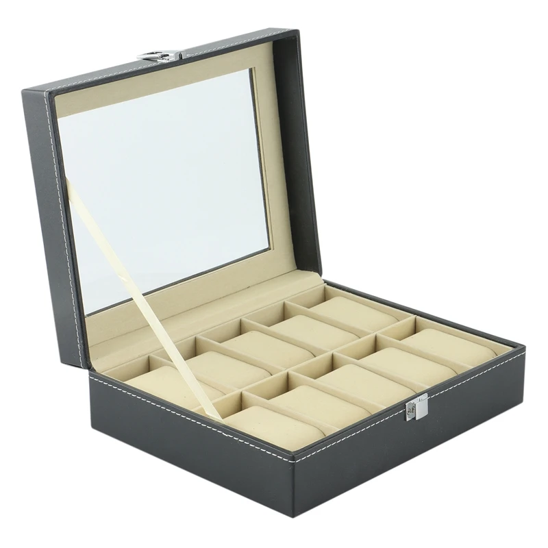 PU Leather Watch Box Case Organizer Display with Soft Leather Pillows for Men Women Jewelry Boxes Display Best Gift
PU Leather Watch Box Case Organizer Display with Soft Leather Pillows for Men Women Jewelry Boxes Display Best Gift