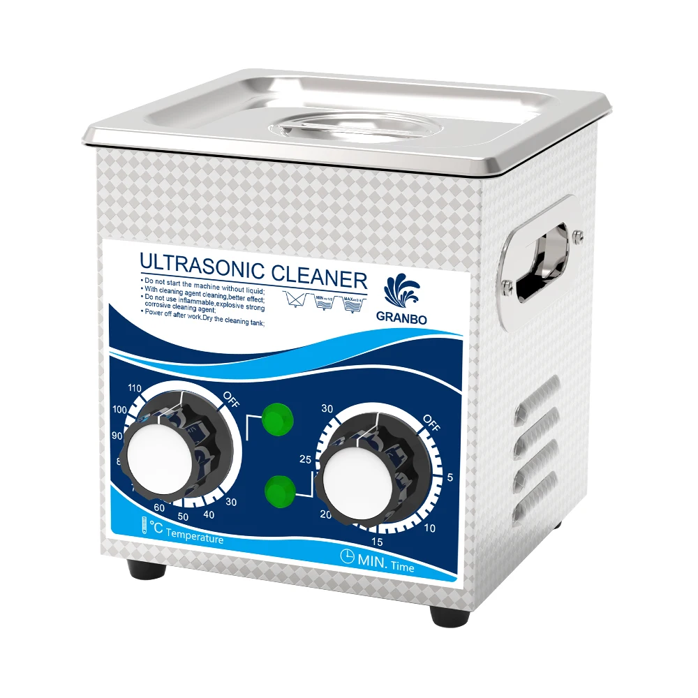 Granbo 60W 2L Mechanical Timer Heater Adjustable Stainless Steel Portable Ultrasonic Denture Cleaner
Granbo 60W 2L Mechanical Timer Heater Adjustable Stainless Steel Portable Ultrasonic Denture Cleaner