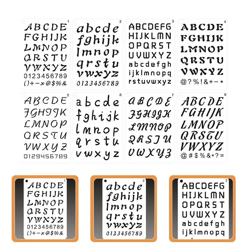 8Pcs Stencils Painting Letters Templates Alphabet Number Letterdrawing English Calligraphy Old Abc Wood Kids Template Crafts
8Pcs Stencils Painting Letters Templates Alphabet Number Letterdrawing English Calligraphy Old Abc Wood Kids Template Crafts