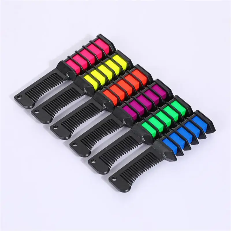 Hair Dyeing Comb Mascara Crayons Disposable Hair Color Chalk Hair Color Temporary Colorful Hair Styling Dye Stick With Comb
Hair Dyeing Comb Mascara Crayons Disposable Hair Color Chalk Hair Color Temporary Colorful Hair Styling Dye Stick With Comb
