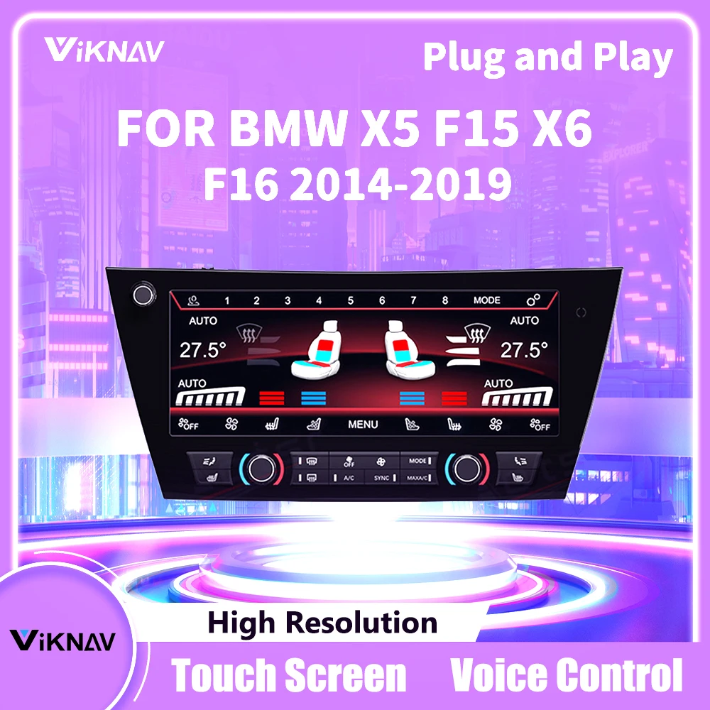 Экран кондиционера для BMW X5 F15 X6 F16 2014-2019, панель контроля климата переменного тока, сенсорная панель, ЖК Цифровая панель, ЖК-дисплей
Экран кондиционера для BMW X5 F15 X6 F16 2014-2019, панель контроля климата переменного тока, сенсорная панель, ЖК Цифровая панель, ЖК-дисплей