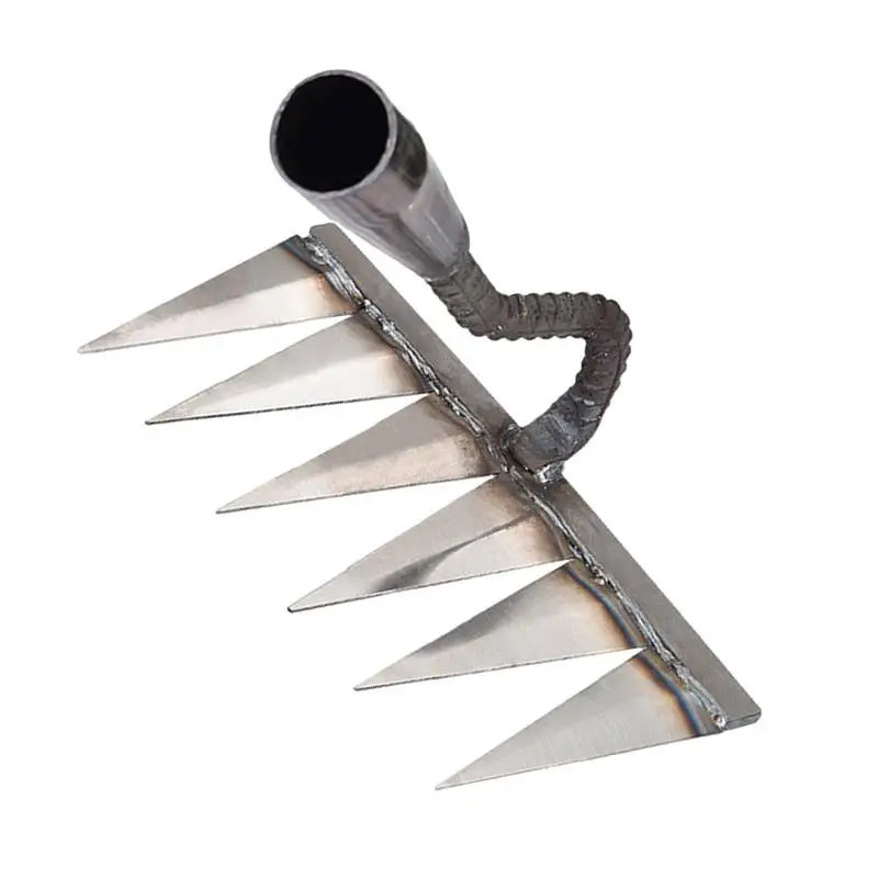 Carbon Steel Handheld Rake Heavy Duty Metal Hoe Weeding Agricultural Gardening Tools Dethatching Leaves Rake Garden Cultivator
Carbon Steel Handheld Rake Heavy Duty Metal Hoe Weeding Agricultural Gardening Tools Dethatching Leaves Rake Garden Cultivator