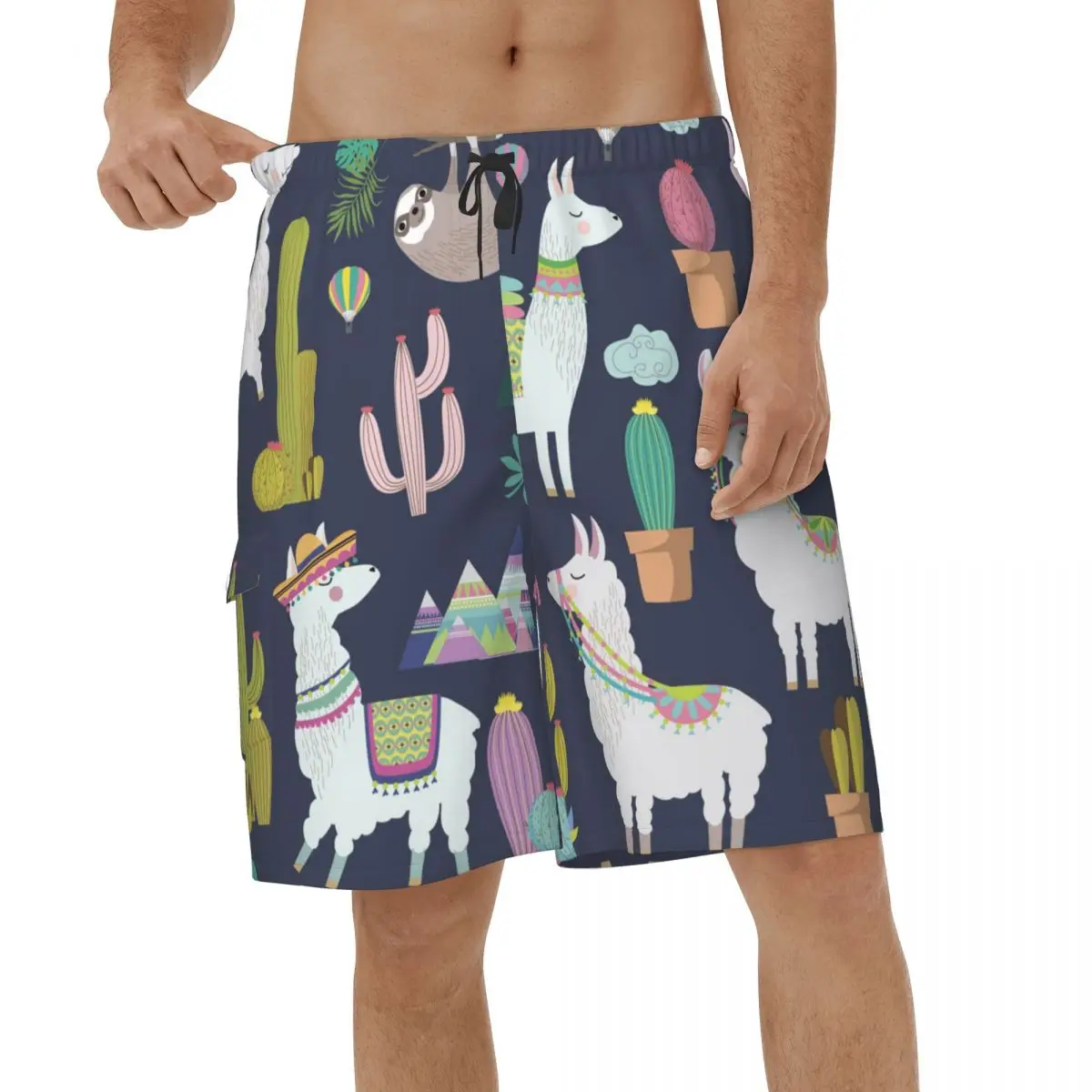 Alpaca 3D Printed Beach Shorts Men Summer Fashion Cute Cartoon Animal Swimsuits Short Pants Breathable Running Surf Short Pants
Alpaca 3D Printed Beach Shorts Men Summer Fashion Cute Cartoon Animal Swimsuits Short Pants Breathable Running Surf Short Pants