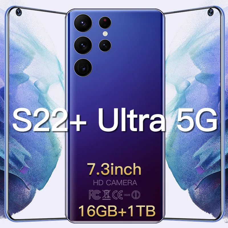 Original S22+ Ultra Smartphone 7.3Zoll 6800mAh celulares smartphone 16+1T Handys Entsper rt cell phones 5G telefone Global
Original S22+ Ultra Smartphone 7.3Zoll 6800mAh celulares smartphone 16+1T Handys Entsper rt cell phones 5G telefone Global