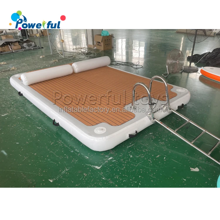 Inflatable yacht island floating inflatable dock parking floating jet ski 
Inflatable yacht island floating inflatable dock parking floating jet ski