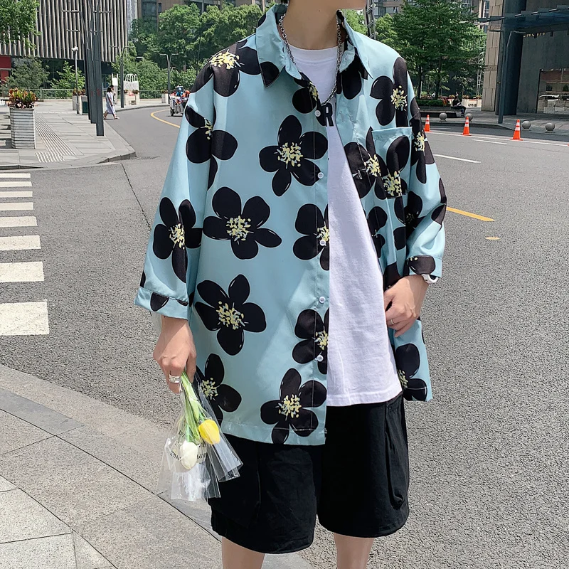 Summer Floral Men's Fashion Printed Casual Men Streetwear Loose Short-sleeved Mens Hawaiian Shirts M-5XL
Summer Floral Men's Fashion Printed Casual Men Streetwear Loose Short-sleeved Mens Hawaiian Shirts M-5XL