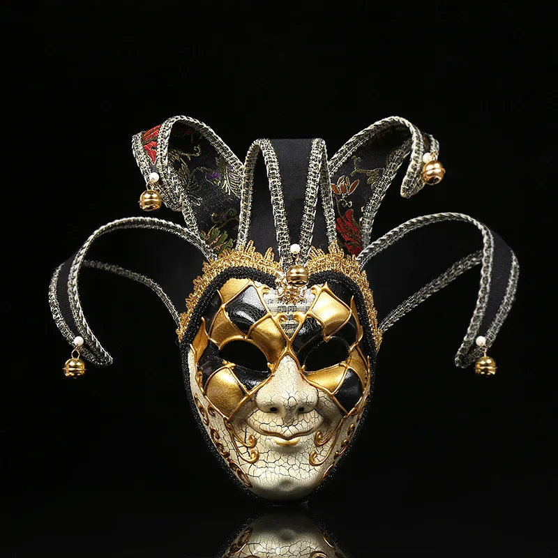 Newly High-end Venetian Masquerade Mask Mask Europe and The United States Halloween Clown Mask Show Supplies
Newly High-end Venetian Masquerade Mask Mask Europe and The United States Halloween Clown Mask Show Supplies