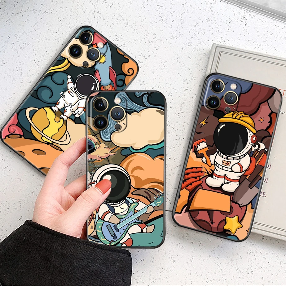 Astronaut Matte Case For iPhone 13 11 12 Pro Max XR XS X 6 6S 7 8 Mini Plus SE 2022 Soft Luxury Silicone Bumper Hard Cover Capa
Astronaut Matte Case For iPhone 13 11 12 Pro Max XR XS X 6 6S 7 8 Mini Plus SE 2022 Soft Luxury Silicone Bumper Hard Cover Capa