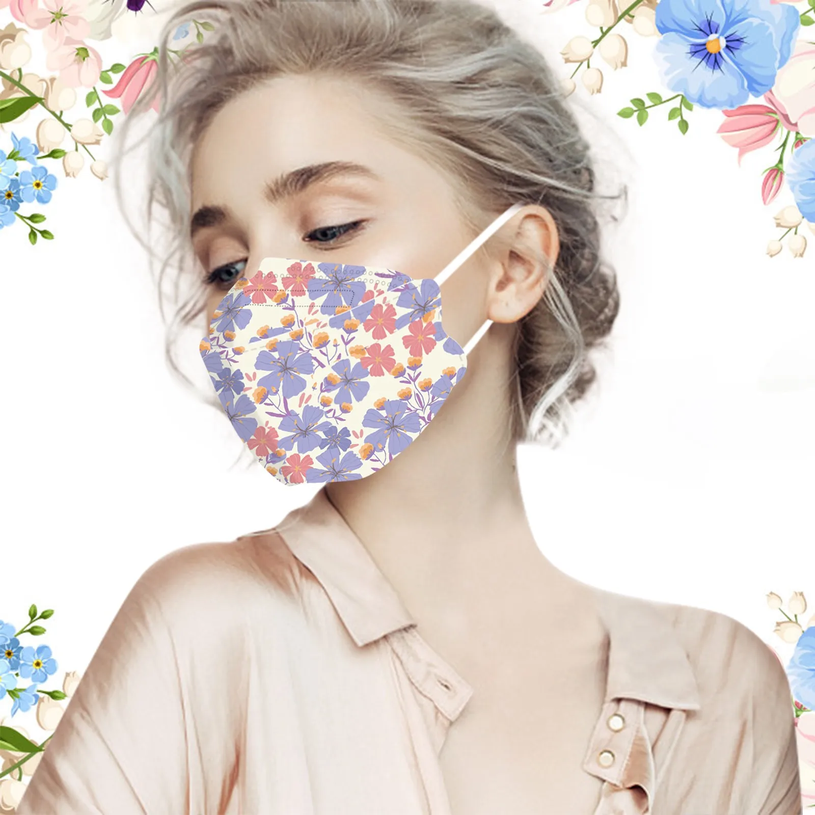 5 Colors Face Mask Flower Print Adult Women Men Disposable Protective Fabric 4 Layer 3d Face Mask 50 Pack Fast Shipping In Stock
5 Colors Face Mask Flower Print Adult Women Men Disposable Protective Fabric 4 Layer 3d Face Mask 50 Pack Fast Shipping In Stock