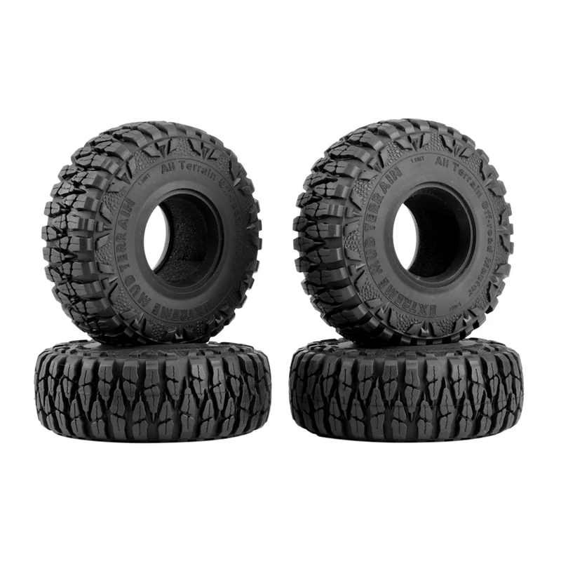 4PCS 115MM 1.9 Rubber Tyres Wheel Tires for 1/10 RC Crawler Car Axial SCX10 90046 AXI03007 Traxxas TRX4 D90 TF2 CC01
4PCS 115MM 1.9 Rubber Tyres Wheel Tires for 1/10 RC Crawler Car Axial SCX10 90046 AXI03007 Traxxas TRX4 D90 TF2 CC01