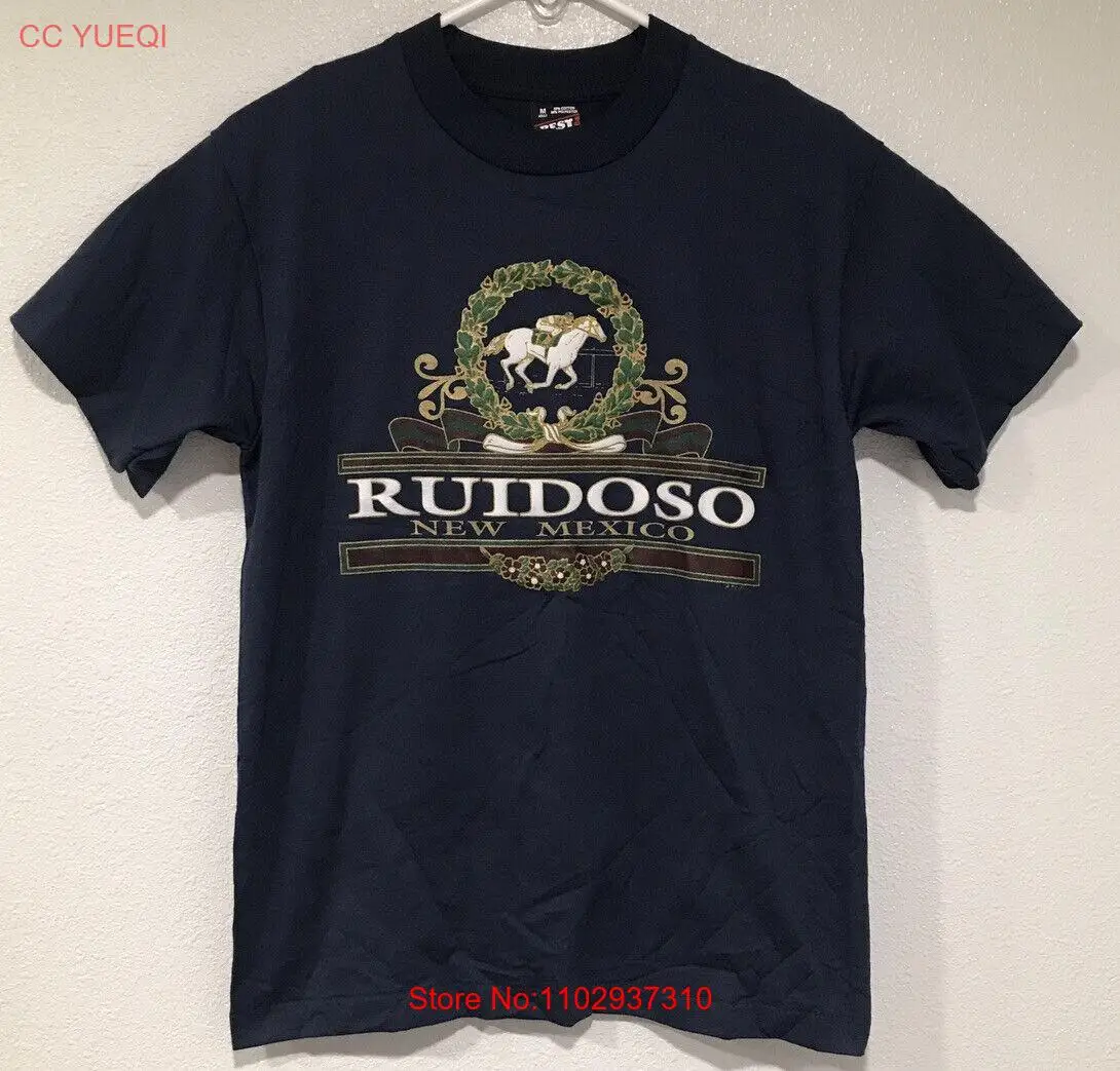 Винтажная Футболка Ruidoso с рисунком из новой мексиканской лошади для взрослых