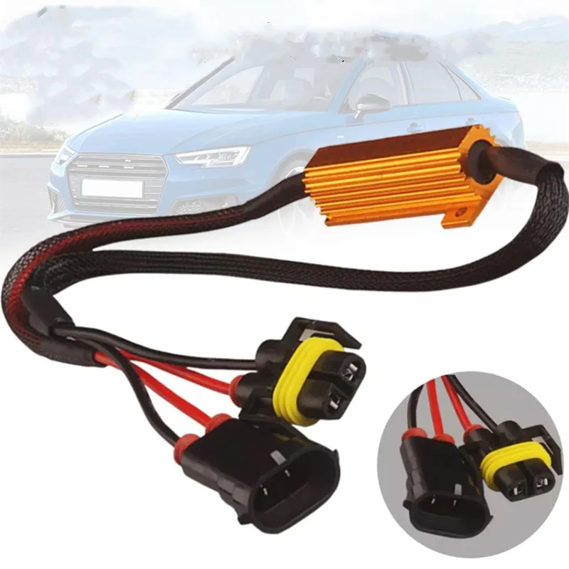 Automotive LED Fog Lamp Resistor Wire H8/H11 Decoding Resistor 9005/9006 Resistor 50W6RJ
Automotive LED Fog Lamp Resistor Wire H8/H11 Decoding Resistor 9005/9006 Resistor 50W6RJ