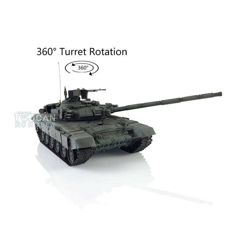 Henglong 1/16 Green 7.0 Plastic Russia T90 RC Tank 3938 360 Turret Smoke Effect Military Toys TH17875-SMT7
Henglong 1/16 Green 7.0 Plastic Russia T90 RC Tank 3938 360 Turret Smoke Effect Military Toys TH17875-SMT7