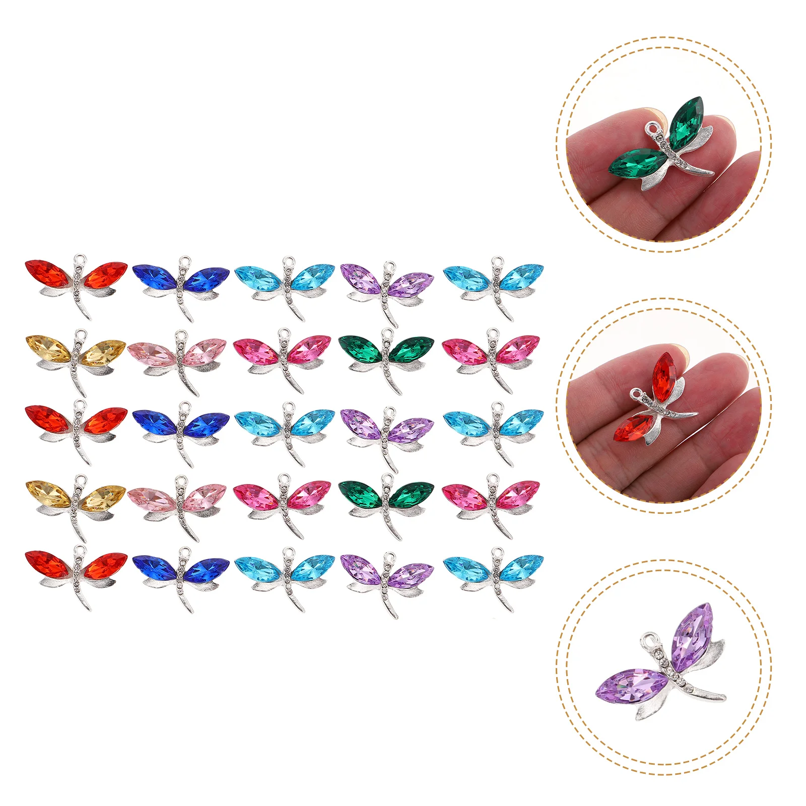 Fairy Charms Jewelry Making Dragonfly Pendant Diamond Earring Keychain Hanging Ornament
Fairy Charms Jewelry Making Dragonfly Pendant Diamond Earring Keychain Hanging Ornament