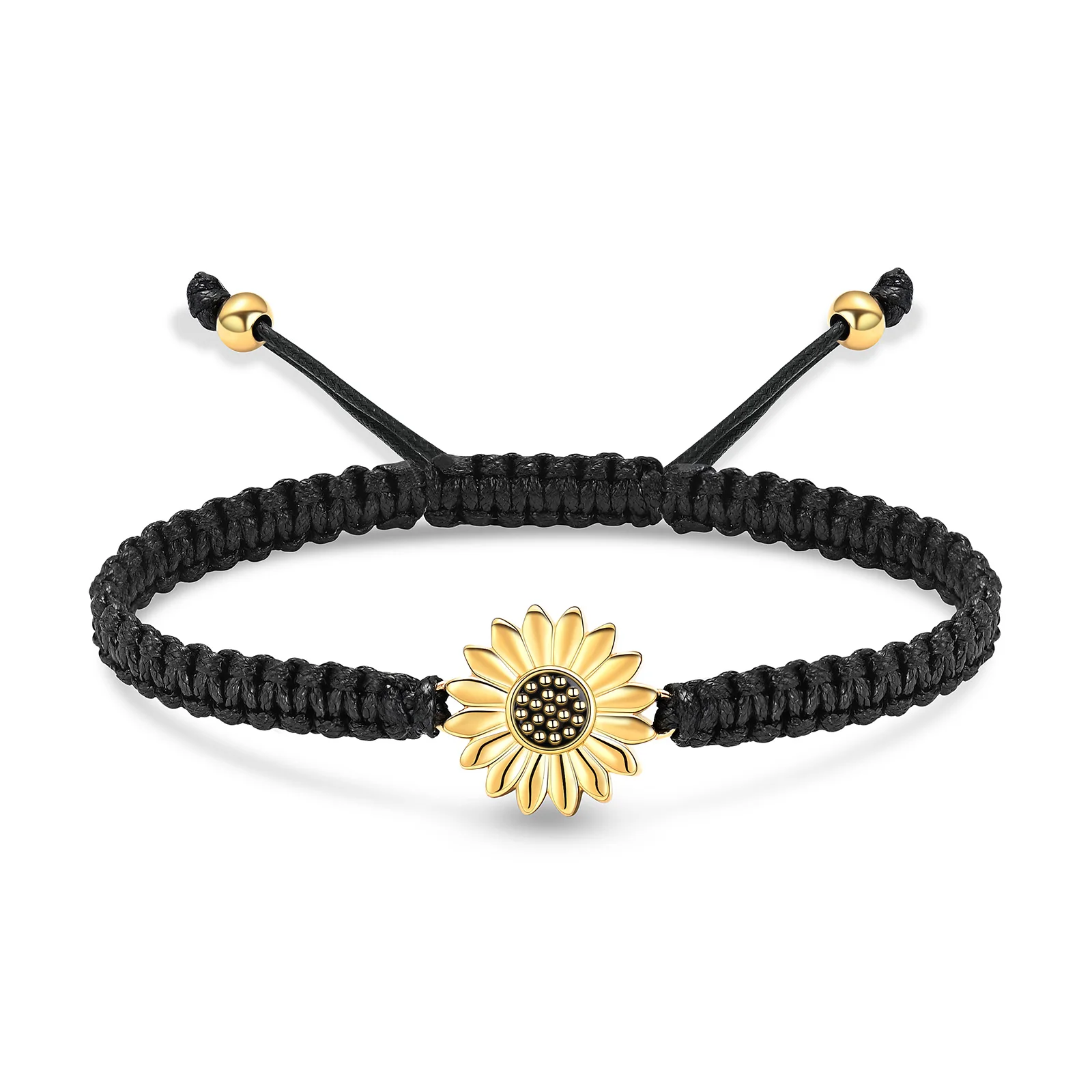 Sunflower Cremation Bracelet for Ashes Stainless Steel Urn Memorial Jewelry Braided Rope Adjustable Bangle Keepsake for Women
Sunflower Cremation Bracelet for Ashes Stainless Steel Urn Memorial Jewelry Braided Rope Adjustable Bangle Keepsake for Women