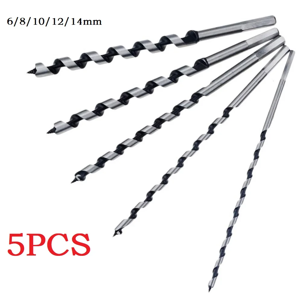 5pcs 300mm Extra Long Rolled Wood Brad Point Drill Bit Auger Drill Bits For Metal Steel Drilling Bit Hole Saw Power Tools 6-14mm
5pcs 300mm Extra Long Rolled Wood Brad Point Drill Bit Auger Drill Bits For Metal Steel Drilling Bit Hole Saw Power Tools 6-14mm