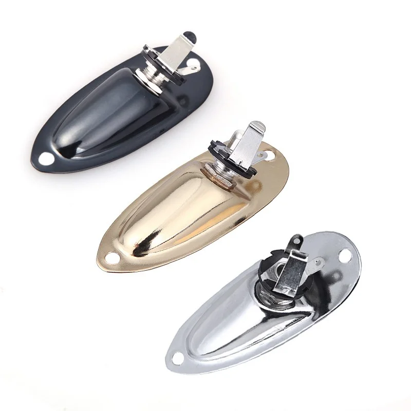 Replacement for Strat Stratocaster Electric Guitar Jack Plate 6.35mm 1/4" Boat Shaped Audio Connector Socket Panel
Replacement for Strat Stratocaster Electric Guitar Jack Plate 6.35mm 1/4" Boat Shaped Audio Connector Socket Panel