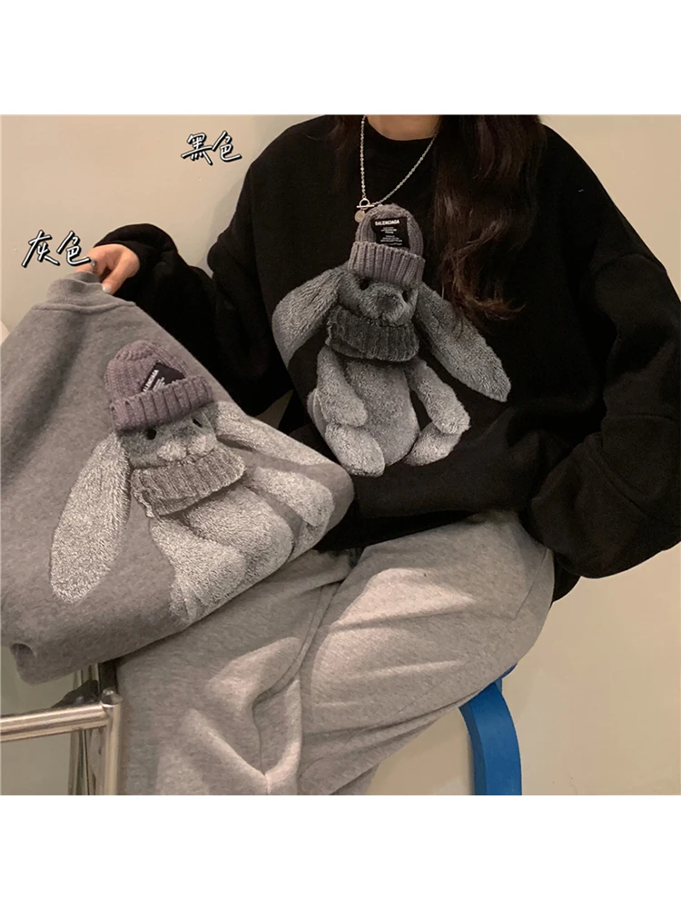 2022 Oversize Cute Bear Print Sweatshirt Plus Velvet Lined Kawaii Women Top Clothes Hoody Fall Sping New Oversized Hoodie Y2k
2022 Oversize Cute Bear Print Sweatshirt Plus Velvet Lined Kawaii Women Top Clothes Hoody Fall Sping New Oversized Hoodie Y2k