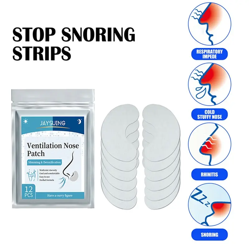 12PCS Breath Nasal Strips Stop Snoring Nose Patch Good Sleeping Patch Product Easier Breath Body Sculpting Nose Strips
12PCS Breath Nasal Strips Stop Snoring Nose Patch Good Sleeping Patch Product Easier Breath Body Sculpting Nose Strips