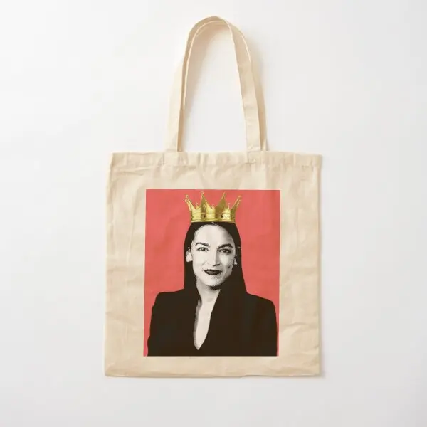 Aoc Is A Queen Cotton Canvas Bag Women Fashion Shopper Fabric Tote Ladies Handbag Shoulder Bag Travel Unisex Grocery Casual
Aoc Is A Queen Cotton Canvas Bag Women Fashion Shopper Fabric Tote Ladies Handbag Shoulder Bag Travel Unisex Grocery Casual